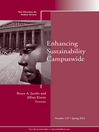Enhancing Sustainability Campuswide (eBook): New Directions for Student Services